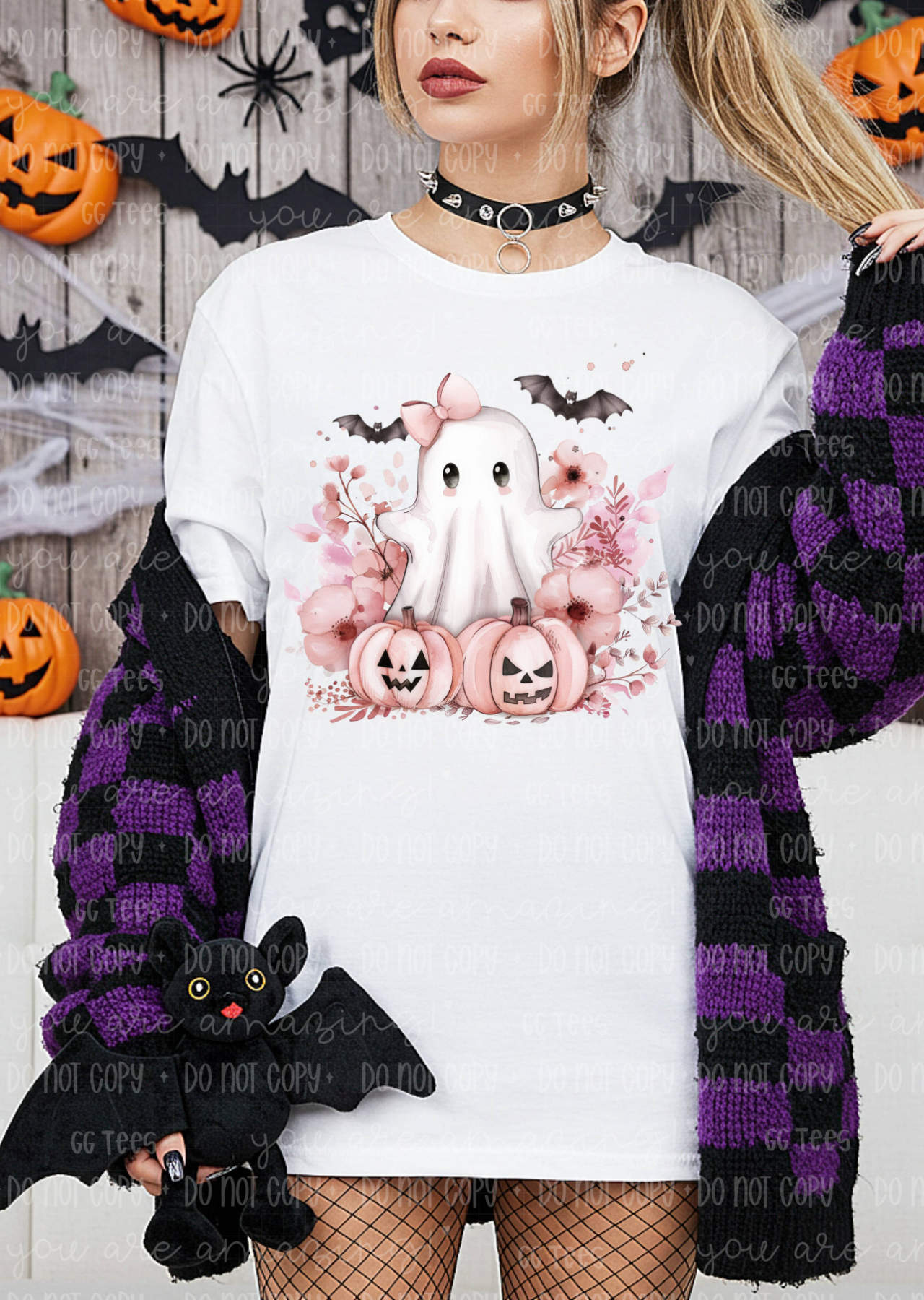 Ghostly Pink Vibes Tee